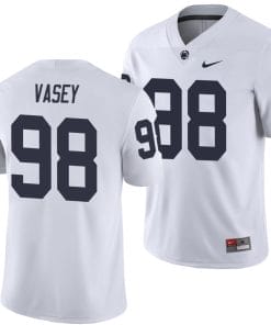 Penn State Dan Vasey Jersey #98 College Football Game Navy With Name