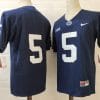 Penn State Jahan Dotson Jersey #5 College Football Game Navy No Name 4 Penn State Jahan Dotson Jersey #5 College Football Game Navy No Name