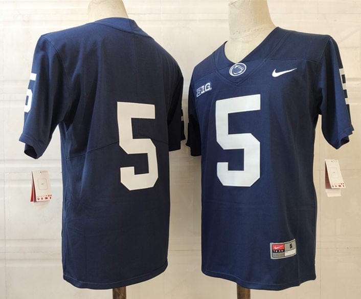 Penn State Jahan Dotson Jersey #5 College Football Game Navy No Name 1 Penn State Jahan Dotson Jersey #5 College Football Game Navy No Name