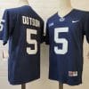 Penn State Jahan Dotson Jersey #5 College Football Game Navy With Name 6 Penn State Jahan Dotson Jersey #5 College Football Game Navy With Name