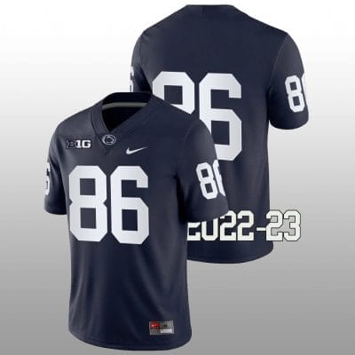 Penn State Jason Estrella Jersey #86 College Football Game Navy No Name 10 Penn State Jason Estrella Jersey #86 College Football Game Navy No Name