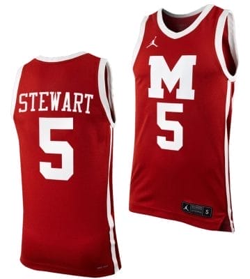 Andrew Stewart Jersey #5 Morehouse College Tigers Replica Basketball Uniform Maroon 8 Andrew Stewart Jersey #5 Morehouse College Tigers Replica Basketball Uniform Maroon
