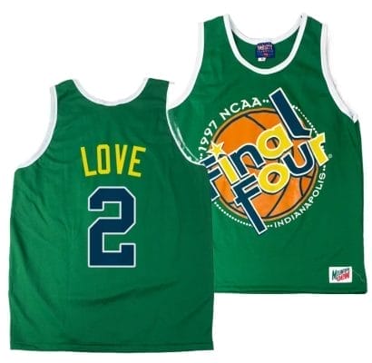 Arizona Wildcats Caleb Love Jersey #2 1997 NCAA Champions Final Four Green 8 Arizona Wildcats Caleb Love Jersey #2 1997 NCAA Champions Final Four Green