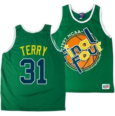 Arizona Wildcats Jason Terry Jersey #31 1997 NCAA Champions Final Four Green 8 Arizona Wildcats Jason Terry Jersey #31 1997 NCAA Champions Final Four Green
