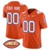 Custom Clemson Tigers Jersey Name and Number Vapor Limited ACC Patch College Football Stitched Orange 4 Custom Clemson Tigers Jersey Name and Number Vapor Limited ACC Patch College Football Stitched Orange