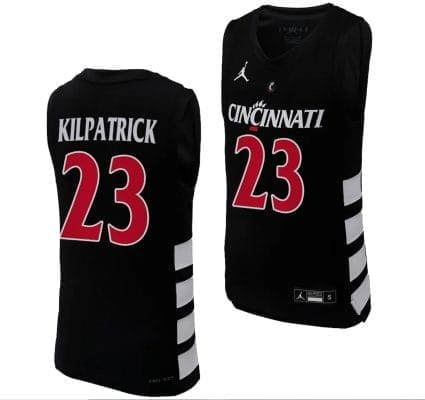 Cincinnati Bearcats Sean Kilpatrick Jersey #23 Black Basketball Unisex Replica 8 Cincinnati Bearcats Sean Kilpatrick Jersey #23 Black Basketball Unisex Replica