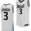 Darius Johnson Jersey #3 UCF Knights Replica College Basketball White Uniform 2 Darius Johnson Jersey #3 UCF Knights Replica College Basketball White Uniform