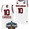 Kamilla Cardoso Jersey #10 South Carolina Gamecocks College Basketball White 2023 NCAA Final Four 5 Kamilla Cardoso Jersey #10 South Carolina Gamecocks College Basketball White 2023 NCAA Final Four