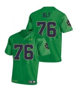 Notre Dame Fighting Irish Joe Alt Jersey #76 College Football Green