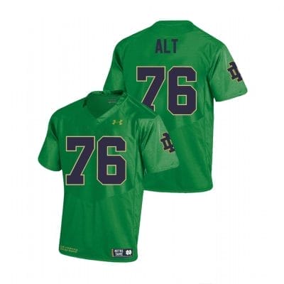 Notre Dame Fighting Irish Joe Alt Jersey #76 College Football Green 10 Notre Dame Fighting Irish Joe Alt Jersey #76 College Football Green