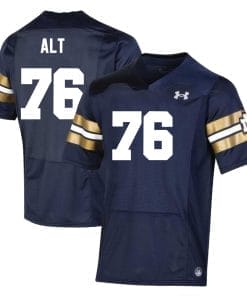 Notre Dame Fighting Irish Joe Alt Jersey #76 College Football Navy