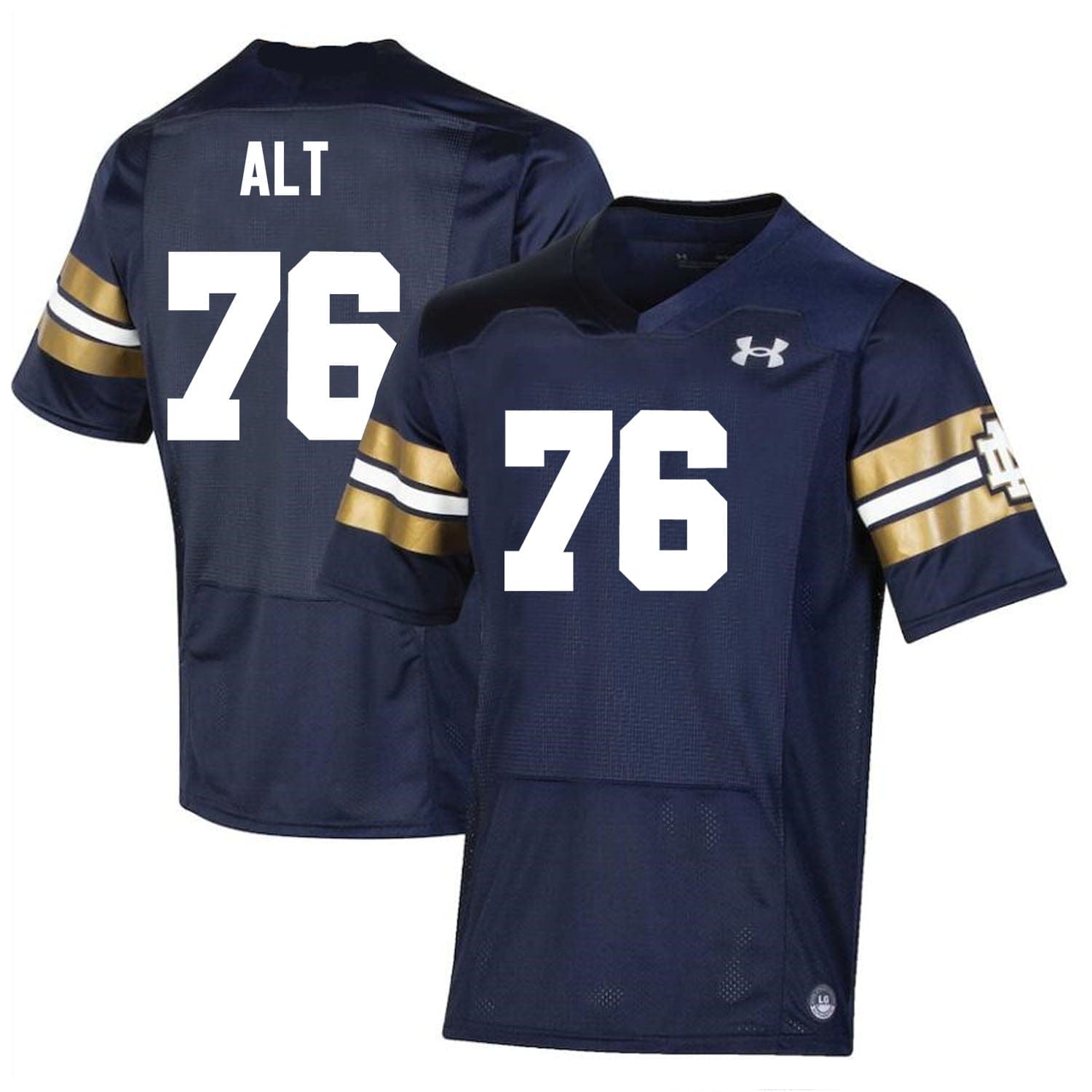 Notre Dame Fighting Irish Joe Alt Jersey #76 College Football Navy 1 Notre Dame Fighting Irish Joe Alt Jersey #76 College Football Navy