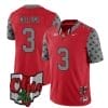 Ohio State Buckeyes Miyan Williams Jersey #3 College Football Stitched Alternate 2023 Red 5 Ohio State Buckeyes Miyan Williams Jersey #3 College Football Stitched Alternate 2023 Red
