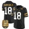 Ohio State Buckeyes Marvin Harrison Jr Jersey #18 College Football Stitched Black Limited 4 Ohio State Buckeyes Marvin Harrison Jr Jersey #18 College Football Stitched Black Limited