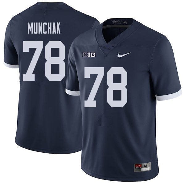 Penn State Mike Munchak Jersey #78 College Football Game Navy Retro With Name 1 Penn State Mike Munchak Jersey #78 College Football Game Navy Retro With Name