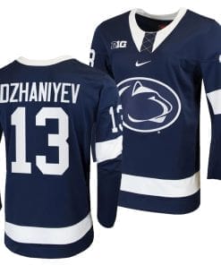 Penn State Nittany Lions Danny Dzhaniyev Jersey #13 Navy College Hockey Replica 2023-24