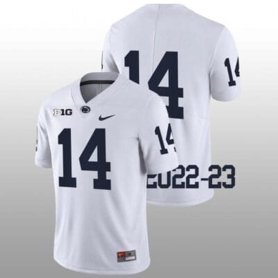 Penn State Tyrece Mills Jersey #14 College Football Game White No Name 10 Penn State Tyrece Mills Jersey #14 College Football Game White No Name