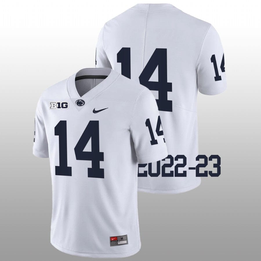 Penn State Tyrece Mills Jersey #14 College Football Game White No Name 1 Penn State Tyrece Mills Jersey #14 College Football Game White No Name