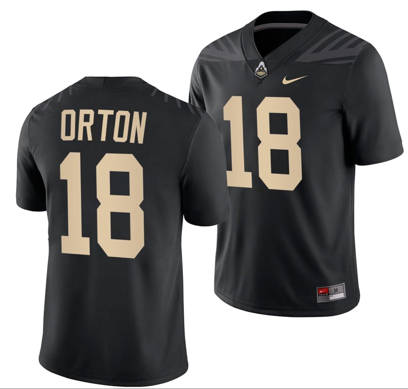 Purdue Boilermakers Kyle Orton Jersey #18 College Football Black 1 Purdue Boilermakers Kyle Orton Jersey #18 College Football Black