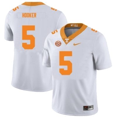 Tennessee Volunteers #5 Hendon Hooker Jersey College Football New White 10 Tennessee Volunteers #5 Hendon Hooker Jersey College Football New White