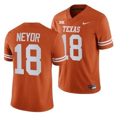 Texas Longhorns Isaiah Neyor Jersey #18 College Football Orange 10 Texas Longhorns Isaiah Neyor Jersey #18 College Football Orange
