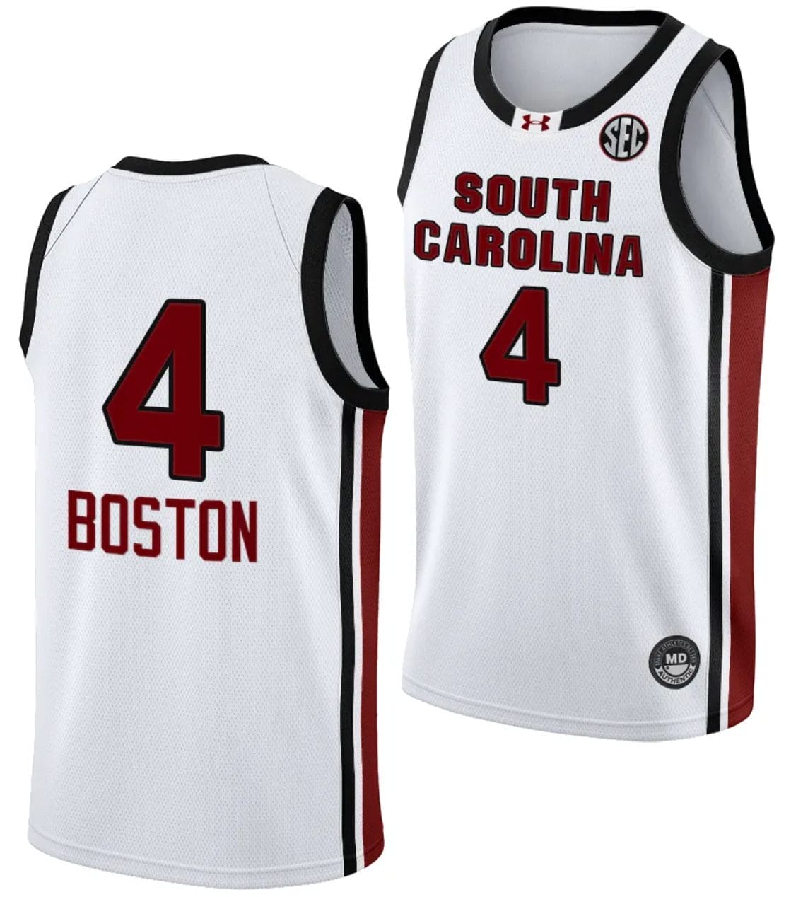 Aliyah Boston Jersey #4 South Carolina Gamecocks College Basketball 2023-24 White 1 Aliyah Boston Jersey #4 South Carolina Gamecocks College Basketball 2023-24 White