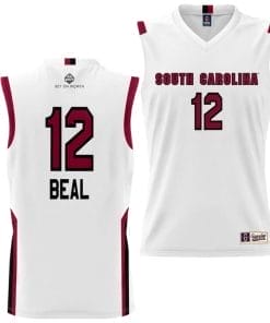 Brea Beal Jersey #12 South Carolina Gamecocks College Basketball Alumni White