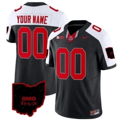 Custom Ohio State Jersey Name and Number Vapor Limited College Football Stitched Ohio Patch Black Alternate 8 Custom Ohio State Jersey Name and Number Vapor Limited College Football Stitched Ohio Patch Black Alternate