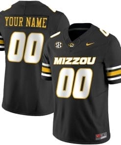 Custom Missouri Tigers Jersey Name and Number Vapor Limited College Football Stitched Black