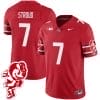 CJ Stroud Jersey #7 Ohio State Buckeyes Football 2023 Stitched Brutus Buckeye Patch Scarlet 5 CJ Stroud Jersey #7 Ohio State Buckeyes Football 2023 Stitched Brutus Buckeye Patch Scarlet