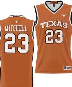 Dillon Mitchell Jersey #23 Texas Longhorns NIL College Basketball Lightweight Orange