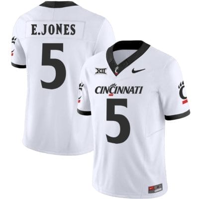 Emory Jones Jersey #5 Cincinnati Bearcats Vapor Limited College Football All Stitched White 8 Emory Jones Jersey #5 Cincinnati Bearcats Vapor Limited College Football All Stitched White