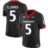 Emory Jones Jersey #5 Cincinnati Bearcats Vapor Limited College Football All Stitched Black 4 Emory Jones Jersey #5 Cincinnati Bearcats Vapor Limited College Football All Stitched Black