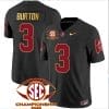 Jermaine Burton Jersey #3 Alabama Crimson SEC Championship 2023 Patch Vapor Gold Football Black 5 Jermaine Burton Jersey #3 Alabama Crimson SEC Championship 2023 Patch Vapor Gold Football Black