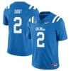 Jaxson Dart Jersey #2 Ole Miss Rebels Football All Stitched Blue 4 Jaxson Dart Jersey #2 Ole Miss Rebels Football All Stitched Blue