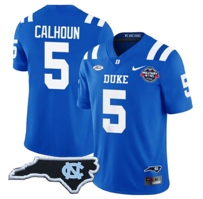 Jalon Calhoun Jersey #5 Duke Blue Devils Football Limited Royal NC State 8 Jalon Calhoun Jersey #5 Duke Blue Devils Football Limited Royal NC State