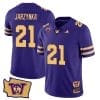 Joe Jarzynka Jersey #21 Washington Huskies Washington Map Patch Football Purple Gold 5 Joe Jarzynka Jersey #21 Washington Huskies Washington Map Patch Football Purple Gold