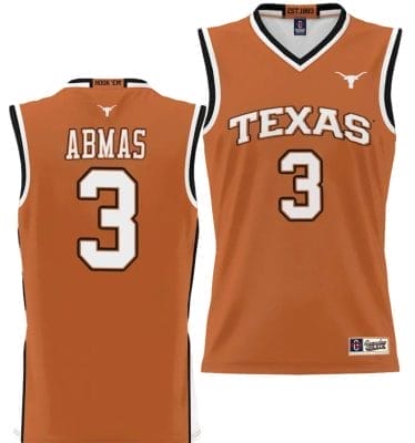 Max Abmas Jersey #3 Texas Longhorns NIL College Basketball Lightweight Orange 8 Max Abmas Jersey #3 Texas Longhorns NIL College Basketball Lightweight Orange