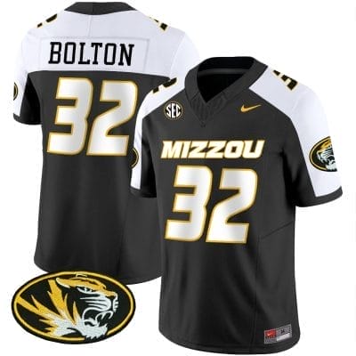 Nick Bolton Jersey #32 Missouri Tigers Vapor Limited College Football Stitched Black Alternate 8 Nick Bolton Jersey #32 Missouri Tigers Vapor Limited College Football Stitched Black Alternate