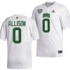 O'Shaan Allison Jersey #0 Ohio Bobcats College Football Uniform White 4 O'Shaan Allison Jersey #0 Ohio Bobcats College Football Uniform White