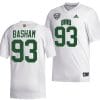 Tarell Basham Jersey #93 Ohio Bobcats College Football Uniform White 4 Tarell Basham Jersey #93 Ohio Bobcats College Football Uniform White