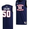 Vladislav Goldin Jersey #50 FAU Owls College Basketball Replica Navy 4 Vladislav Goldin Jersey #50 FAU Owls College Basketball Replica Navy