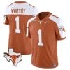 Xavier Worthy Jersey #1 Texas Longhorn Vapor Limited College Football Alternate 5 Xavier Worthy Jersey #1 Texas Longhorn Vapor Limited College Football Alternate