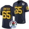 Zak Zinter Jersey #65 Michigan Wolverines Rose Bowl Game 2024 Patch College Football Playoff Navy 5 Zak Zinter Jersey #65 Michigan Wolverines Rose Bowl Game 2024 Patch College Football Playoff Navy