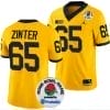 Zak Zinter Jersey #65 Michigan Wolverines Rose Bowl Game 2024 Patch College Football Playoff Maize 4 Zak Zinter Jersey #65 Michigan Wolverines Rose Bowl Game 2024 Patch College Football Playoff Maize