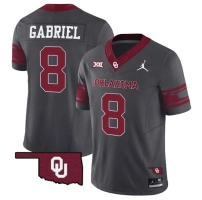 Dillon Gabriel Jersey #8 Oklahoma Sooners Vapor Limited College Football Stitched Anthracite 8 Dillon Gabriel Jersey #8 Oklahoma Sooners Vapor Limited College Football Stitched Anthracite