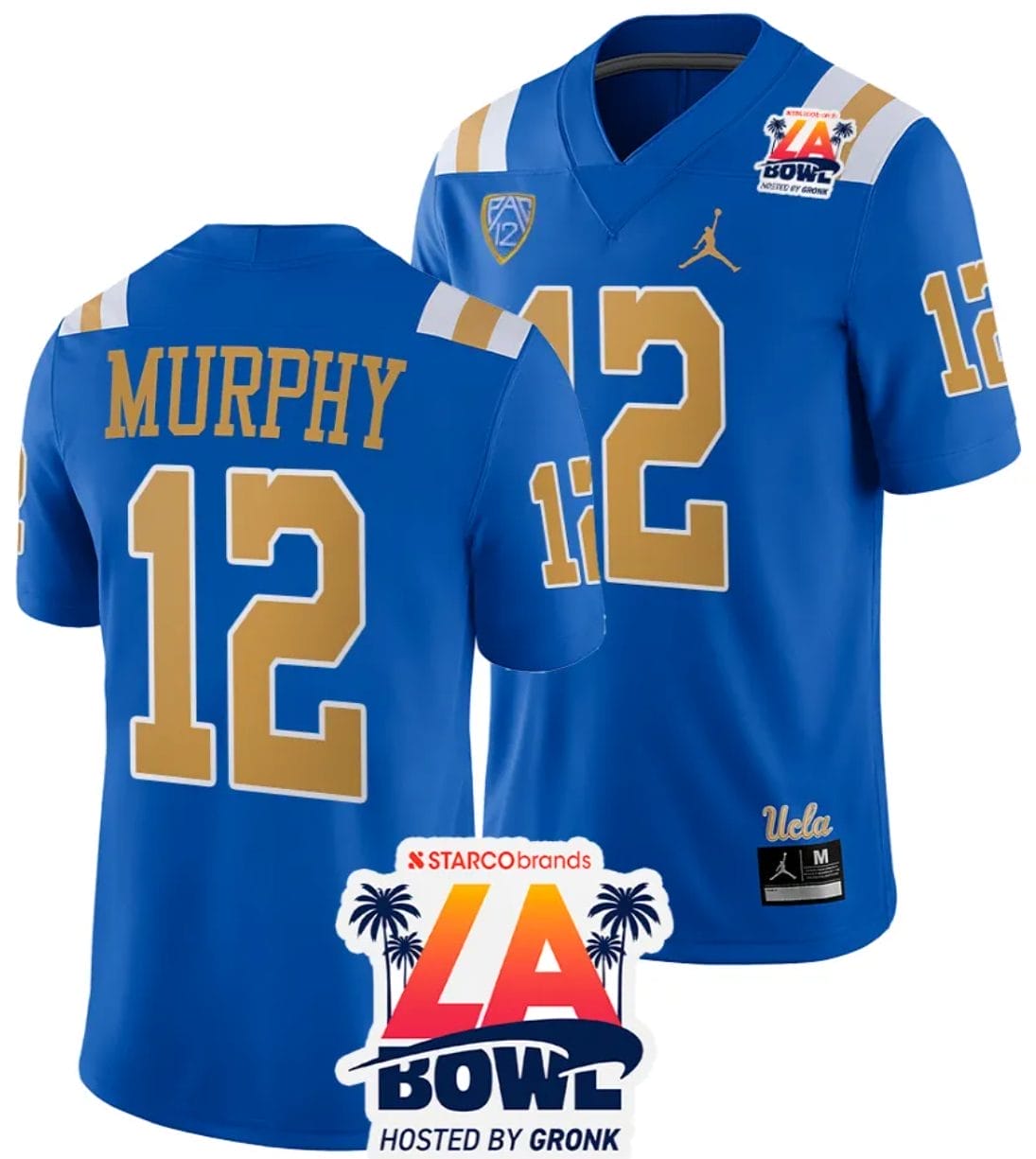 Grayson Murphy Jersey #12 UCLA Bruins 2023 LA Bowl College Football Blue 1 Grayson Murphy Jersey #12 UCLA Bruins 2023 LA Bowl College Football Blue