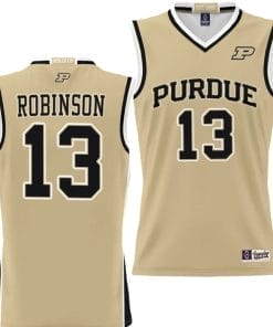Glenn Robinson Jersey #13 Purdue Boilermakers NIL College Basketball Lightweight Gold