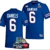 Jalon Daniels Jersey #9 Kansas Jayhawks 2023 Guaranteed Rate Bowl Champs Football Royal 5 Jalon Daniels Jersey #9 Kansas Jayhawks 2023 Guaranteed Rate Bowl Champs Football Royal