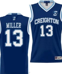 Mason Miller Jersey #13 Creighton Bluejays College NIL Basketball Lightweight Blue